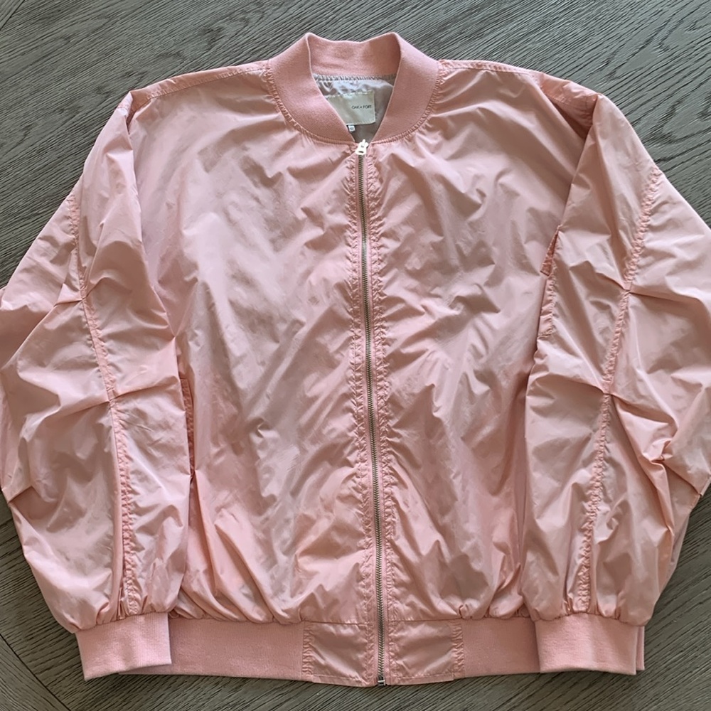 Oak+ Fort Bomber Jacket. Pink, OS.